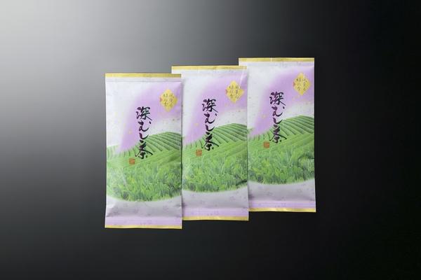 静岡県産深蒸上煎茶100ｇ３本